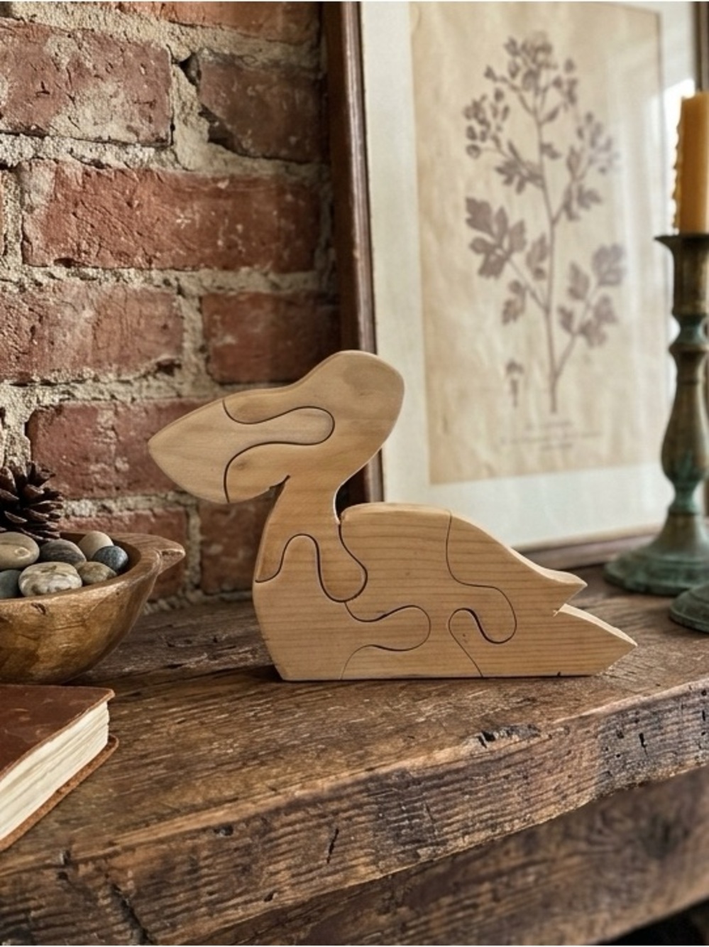 Seabird Puzzle Decor 4.5”